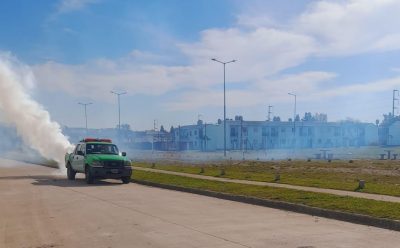 OPERATIVOS DE FUMIGACIÓN EN MONTE GRANDE SUR