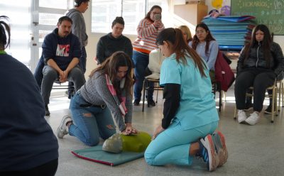 EL MUNICIPIO REALIZÓ UNA CAPACITACIÓN DE RCP EN LUIS GUILLÓN
