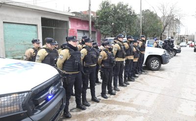 AGENTES DE LA FBA Y LA POLICÍA BONAERENSE TRABAJAN EN LA PREVENCIÓN DEL DELITO EN 9 DE ABRIL