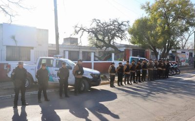 LA FBA DESPLEGÓ UN OPERATIVO DE SEGURIDAD Y PREVENCIÓN DEL DELITO EN EL JAGÜEL