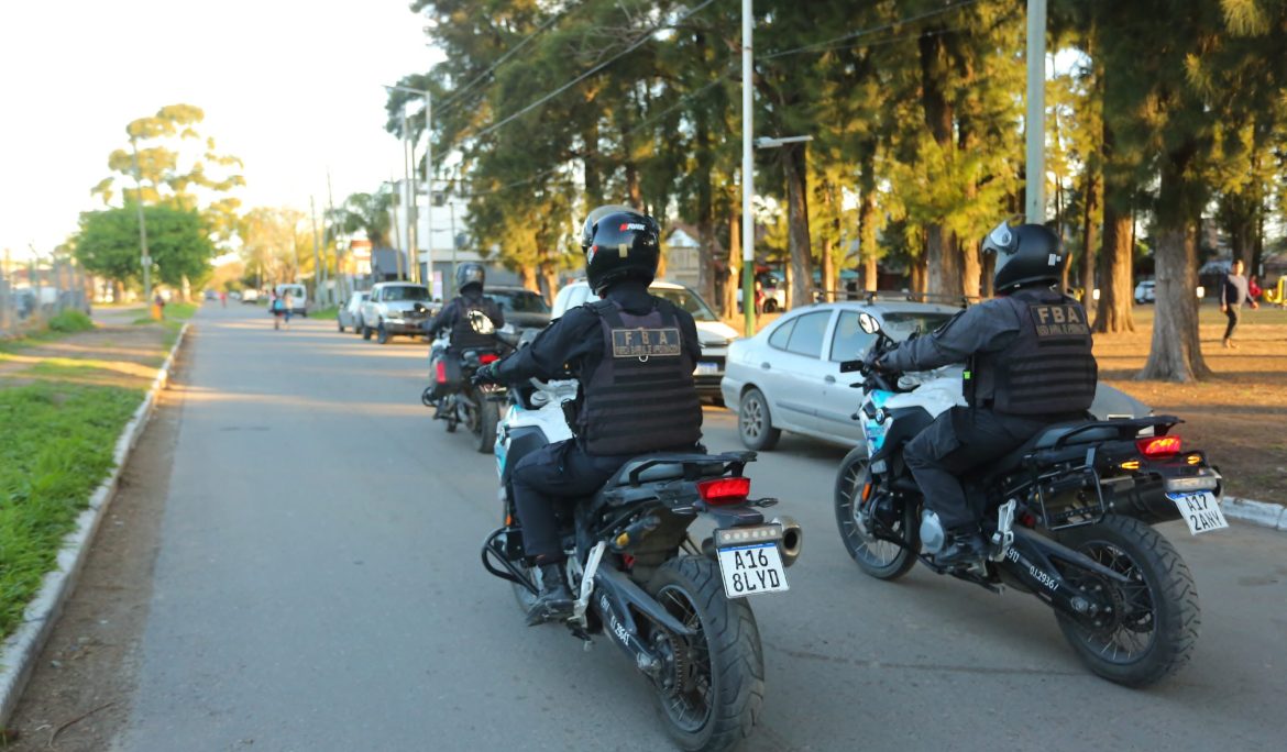 NUEVO OPERATIVO DE SEGURIDAD DE LA FBA EN LUIS GUILLÓN Y MONTE GRANDE