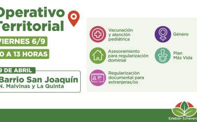 NUEVO OPERATIVO TERRITORIAL EN 9 DE ABRIL