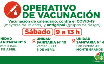 NUEVA JORNADA DE VACUNACIÓN EN EL DISTRITO