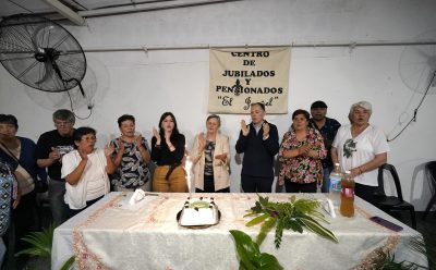 FERNANDO GRAY CELEBRÓ LOS 34 AÑOSDEL CENTRO DE JUBILADOS Y PENSIONADOS EL JAGÜEL