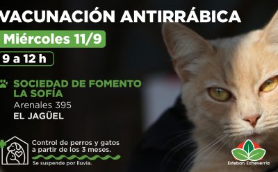 JORNADA DE VACUNACIÓN ANTIRRÁBICA EN EL JAGÜEL