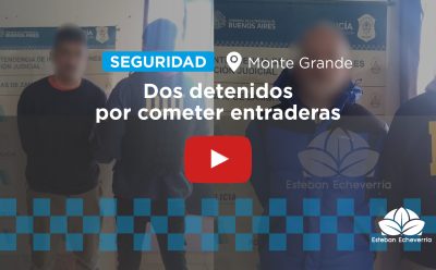 LA POLICÍA BONAERENSE DETUVO A DOS HOMBRES QUE INTEGRABAN UNA BANDA QUE COMETÍA ENTRADERAS EN ESTEBAN ECHEVERRÍA