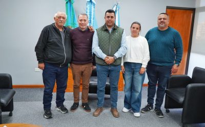 FERNANDO GRAY SE REUNIÓ CON REPRESENTANTES DE LA UOCRA MONTE GRANDE