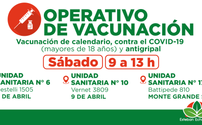NUEVA JORNADA DE VACUNACIÓN EN EL DISTRITO