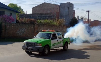 AVANZAN LOS TRABAJOS DE FUMIGACIÓN EN ESTEBAN ECHEVERRÍA