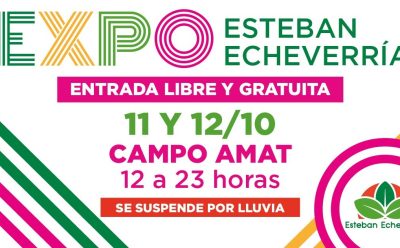 ESTE FIN DE SEMANA SE REALIZARÁ UNA NUEVA EDICIÓN DE EXPO ESTEBAN ECHEVERRÍA