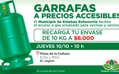 EL JAGÜEL: OPERATIVO DE RECARGA DE GARRAFAS A PRECIOS ACCESIBLES