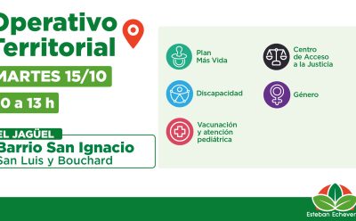 EL MUNICIPIO REALIZARÁ UN NUEVO OPERATIVO TERRITORIAL EN EL JAGÜEL