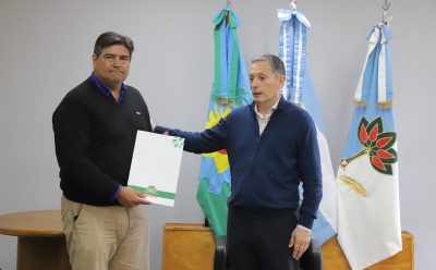 FERNANDO GRAY RECIBIÓ A REPRESENTANTES DEL CENTRO DE FORMACIÓN PROFESIONAL N° 402 DE MONTE GRANDE