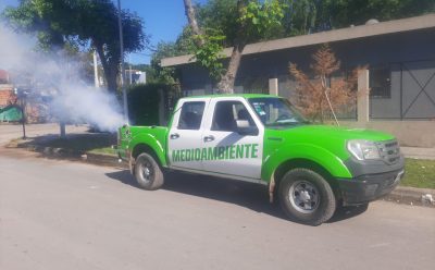 CONTINÚAN LOS OPERATIVOS DE FUMIGACIÓN EN EL DISTRITO