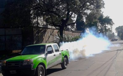 OPERATIVOS DE FUMIGACIÓN EN 9 DE ABRIL Y MONTE GRANDE