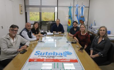 FERNANDO GRAY SE REUNIÓ CON AUTORIDADES DE SUTEBA