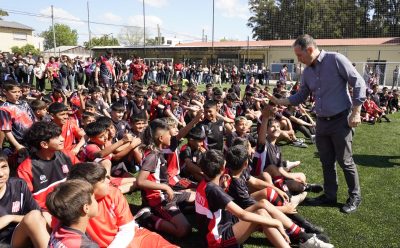 FERNANDO GRAY PARTICIPÓ DE LA INAUGURACIÓN DE LAS OBRAS EN EL PREDIO DEPORTIVO DEL CLUB SAN MARTÍN