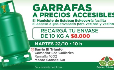 EL MUNICIPIO AVANZA CON LOS OPERATIVOS DE RECARGA DE GARRAFAS A VALOR SOCIAL
