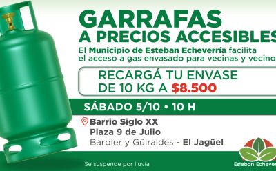 EL JAGÜEL: OPERATIVO DE RECARGA DE GARRAFAS A PRECIO SOCIAL