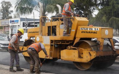 CANNING: EL MUNICIPIO AVANZA EN LA REPAVIMENTACIÓN DE LA AV. MARIANO CASTEX (RUTA 58)
