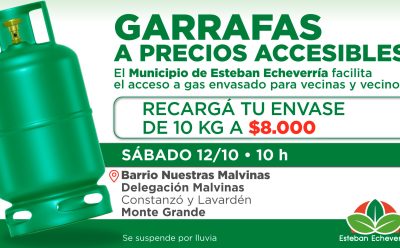EL MUNICIPIO AVANZA CON LOS OPERATIVOS DE RECARGA DE GARRAFAS A VALOR SOCIAL