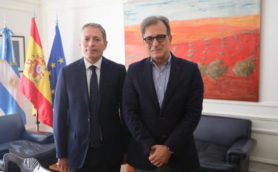 FERNANDO GRAY SE REUNIÓ CON EL CÓNSUL GENERAL DE ESPAÑA EN BUENOS AIRES