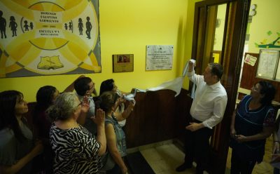 FERNANDO GRAY RECORRIÓ LA ESCUELA PRIMARIA DE ADULTOS N° 701