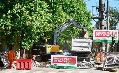 EL MUNICIPIO CONTINÚA CON LAS OBRAS DE BACHEO EN HORMIGÓN