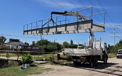 AVANZA LA CONSTRUCCIÓN DE PUENTES PEATONALES EN ESTEBAN ECHEVERRÍA