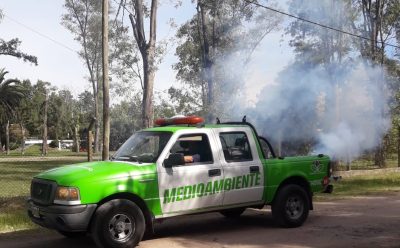 CONTINÚAN LOS OPERATIVOS DE FUMIGACIÓN EN EL DISTRITO