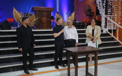 FERNANDO GRAY PARTICIPÓ DEL FESTEJO POR EL 55° ANIVERSARIO DE LA IGLESIA CRISTO ES LA RESPUESTA