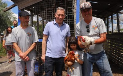 FERNANDO GRAY RECORRIÓ LA ASOCIACIÓN CIVIL EL PUENTE VERDE