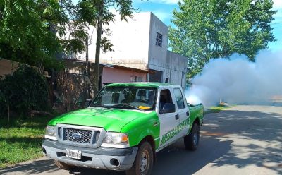 AVANZAN LOS TRABAJOS DE FUMIGACIÓN EN ESTEBAN ECHEVERRÍA