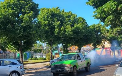 NUEVAS TAREAS DE FUMIGACIÓN EN LOS BARRIOS DEL DISTRITO