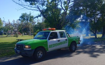 AVANZAN LOS TRABAJOS DE FUMIGACIÓN EN ESTEBAN ECHEVERRÍA