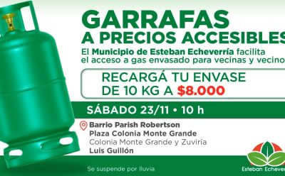 OPERATIVO DE RECARGA DE GARRAFAS A PRECIOS ACCESIBLES EN LUIS GUILLÓN