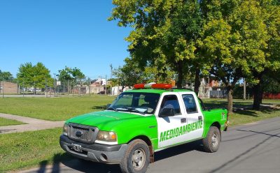 CONTINÚAN LAS TAREAS DE FUMIGACIÓN EN EL DISTRITO