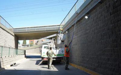 EL JAGUEL: OBRAS DE MANTENIMIENTO EN EL PASO BAJO NIVEL PABLO PIZZURNO