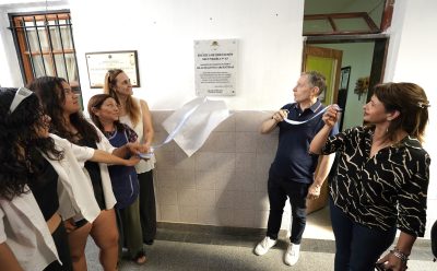 FERNANDO GRAY RECORRIÓ LA ESCUELA SECUNDARIA N° 63 DE MONTE GRANDE SUR