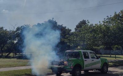 AVANZAN LOS TRABAJOS DE FUMIGACIÓN EN ESTEBAN ECHEVERRÍA