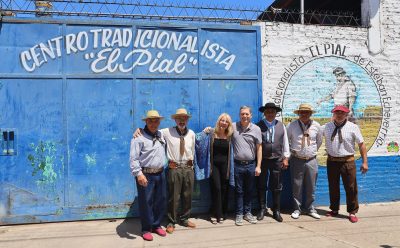 FERNANDO GRAY CELEBRÓ LOS 40 AÑOS DEL CENTRO UNIÓN TRADICIONALISTA EL PIAL JUNTO A SUS INTEGRANTES