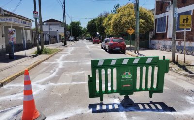 EL MUNICIPIO REALIZA TAREAS DE TOMADO DE JUNTAS EN LAS CALLES DEL DISTRITO