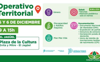 EL MUNICIPIO REALIZARÁ UN NUEVO OPERATIVO TERRITORIAL EN EL JAGÜEL