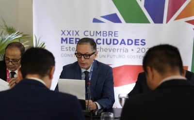 29ª CUMBRE DE MERCOCIUDADES: FERNANDO GRAY ENCABEZÓ EL CONGRESO MUNDIAL DEL FORO DE AUTORIDADES LOCALES DE LA PERIFERIA (FALP)