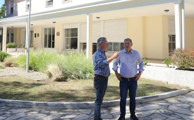 MONTE GRANDE: FERNANDO GRAY RECORRIÓ LAS OBRAS QUE SE REALIZAN EN EL POLO JUDICIAL