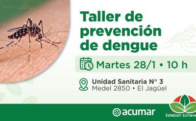 TALLER DE PREVENCIÓN DE DENGUE EN EL JAGÜEL