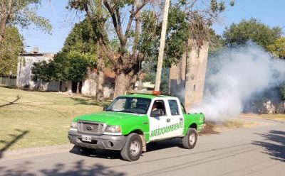 AVANZAN LAS TAREAS DE FUMIGACIÓN EN EL DISTRITO