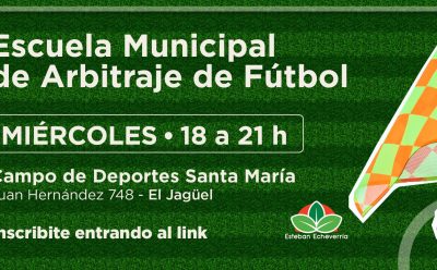 COMENZÓ LA INSCRIPCIÓN EN LA ESCUELA DE ARBITRAJE DE FÚTBOL