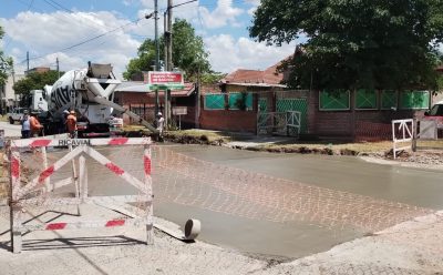 EL MUNICIPIO REALIZÓ OBRAS DE BACHEO EN MONTE GRANDE Y EL JAGÜEL