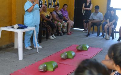 EL MUNICIPIO REALIZÓ UNA JORNADA SOBRE PRIMEROS AUXILIOS EN 9 DE ABRIL